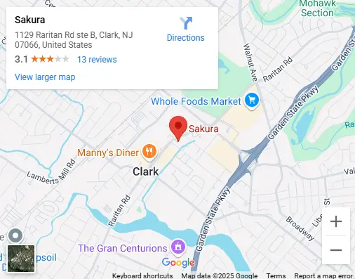 Location, 1129 Raritan Rd ste B, Clark, NJ 07066, United States,